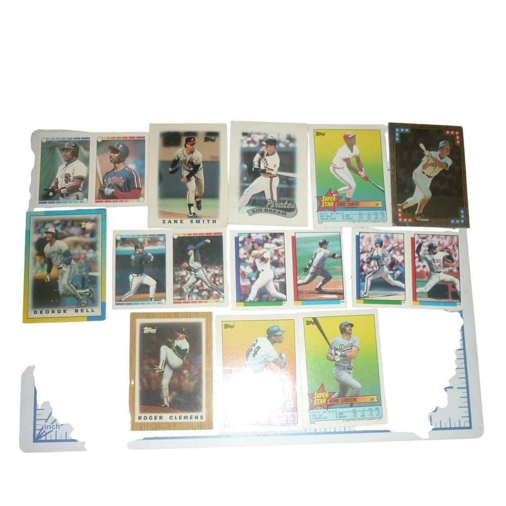 1987-1990 Topps Baseball Card Vintage Lot (15) Rickey Henderson Tony Gwynn Stars